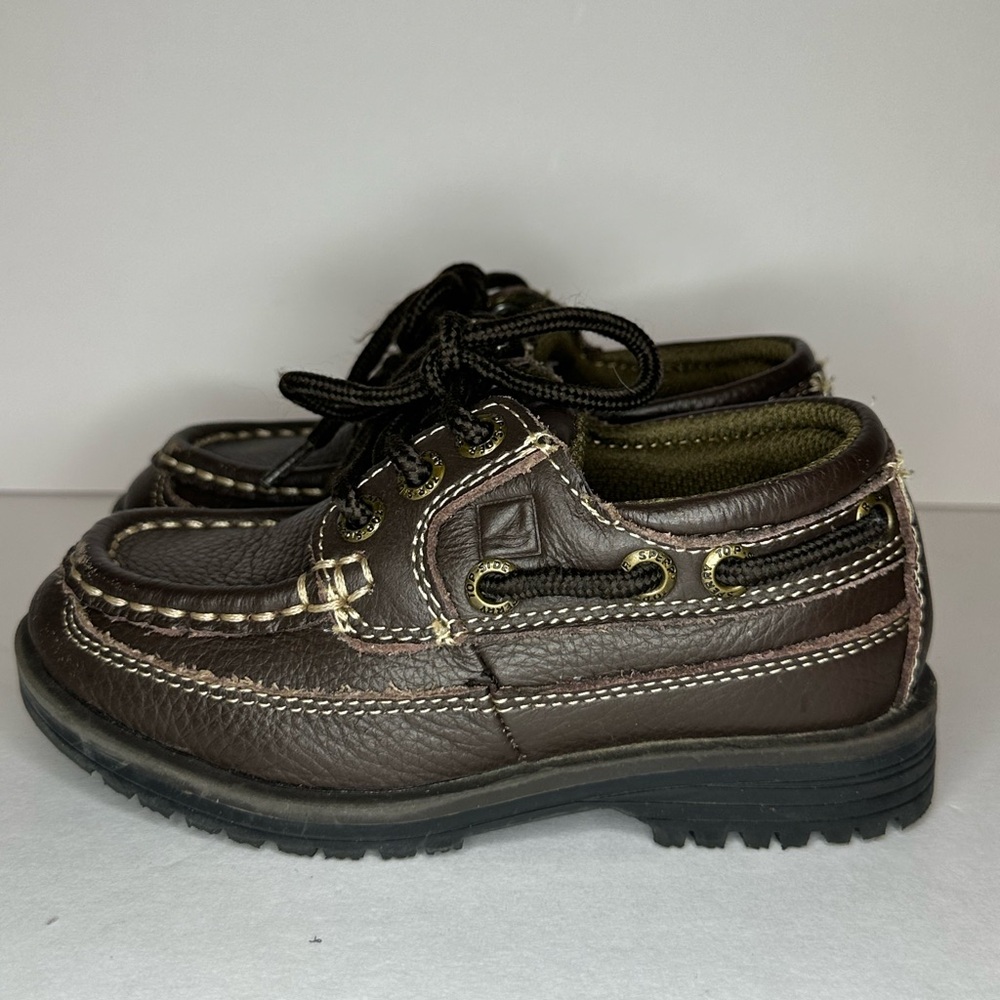 Boy’s Sperry Mini Boat LLG 3 EYE Size 8.5